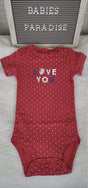 love you girl onesie white dots red onesie 12-month baby girl onesie trendy infant baby bodysuit baby shower gifts stylish onesie.jpg