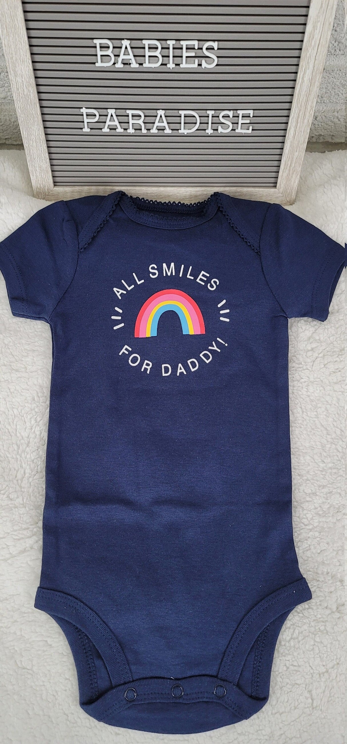 All Smiles For Daddy Onesie Design