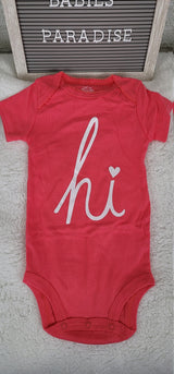 Hi Onesie Design
