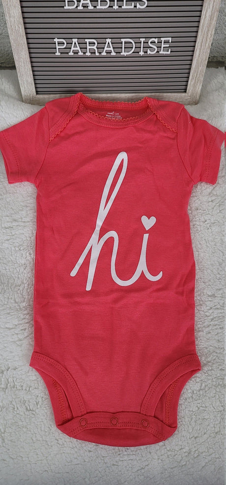 Hi Onesie Design