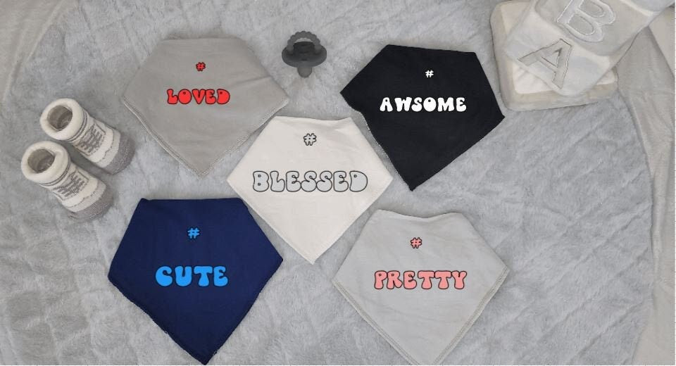 Cotton Bandana Bibs