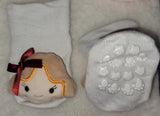 Organic Cotton Grip Baby Socks: Character Anti-Slip Socks