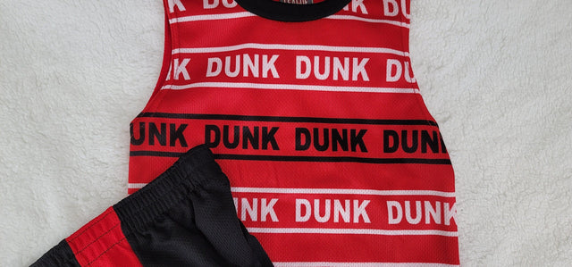 2 Pcs Basketball Boys Tank Top Set