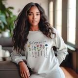 Personalized 'God Says You Are' Sweatshirt: Custom Text Crewneck