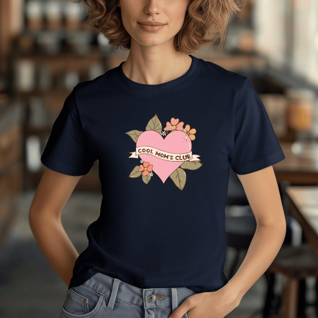 cool mom club cotton oversized t-shirt heart print cute short sleeve tee shirt custom unisex mom t-shirt personalized trendy shirt.jpg