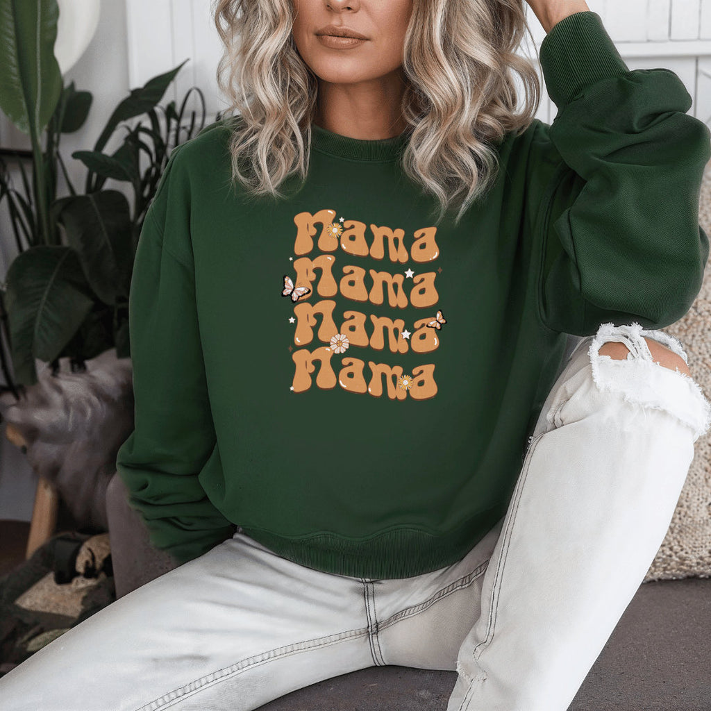 MamaTrendy Personalized Sweatshirt, Custom Crew-neck, Your Text Design, For Her, Unisex Sweatshirt, Mother Day Gift Idea, Any Occasion