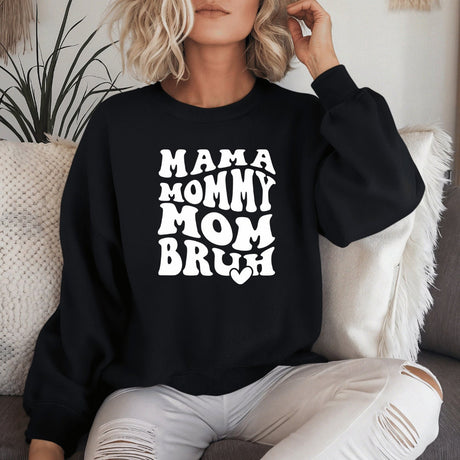 Personalized Mama Sweatshirt: Custom Text Trendy Crewneck