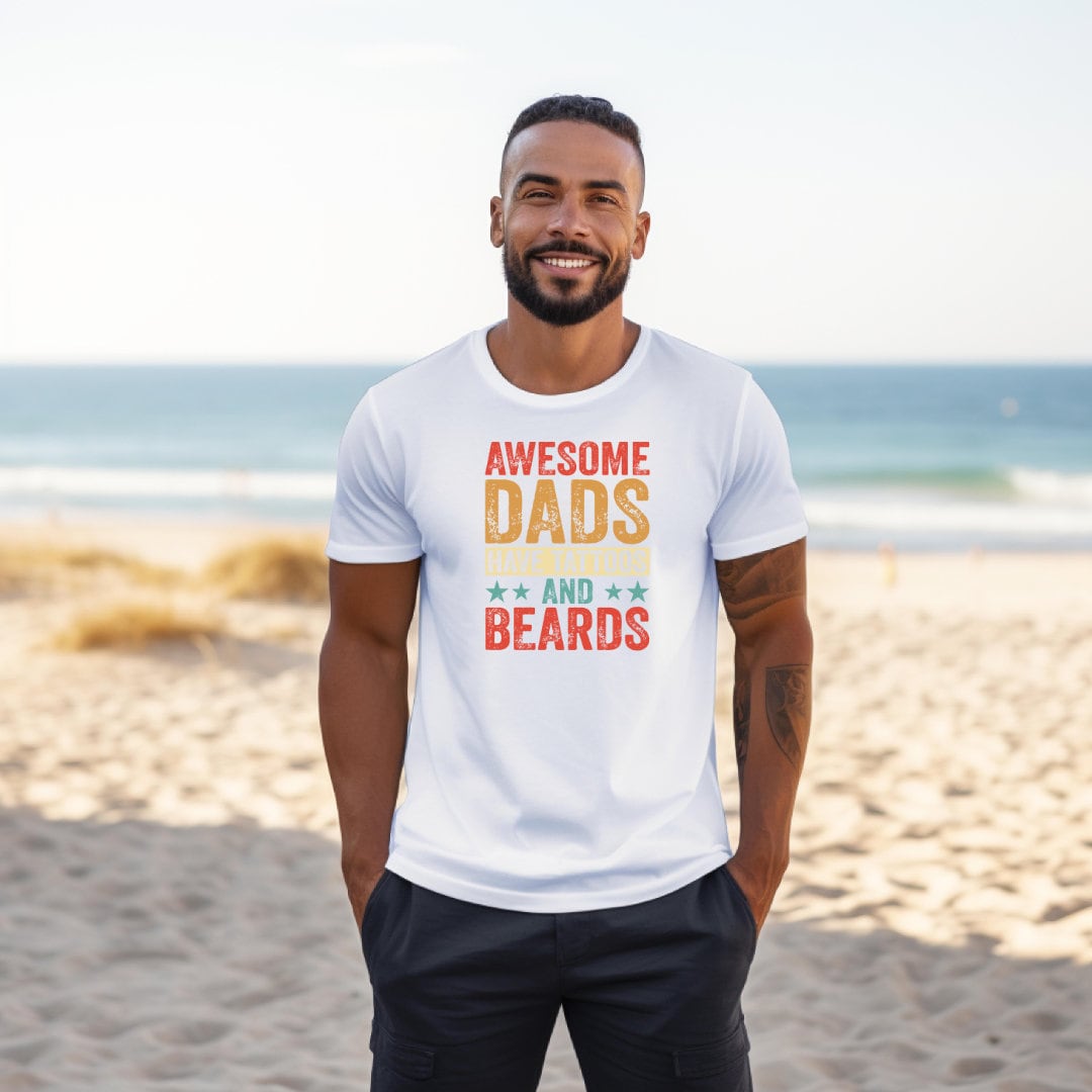 Dad T-Shirt for Fathers, Personalized Custom, Short Sleeve, Graphic Tee, Humorous, Father's Day, Birthday, Holiday