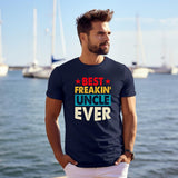 Uncle Ever Shirt, Short Sleeve, Dad, Father Birthday Gift, Stylish Graphic Tee for Him, Comfortable Cotton, Poly Blend