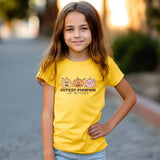 Kids Cutest Pumpkin Shirt, Trendy custom t shirt, Girls/Boy shirt, Birthday Gift, holiday Gift, Unisex T shirts, DTF images