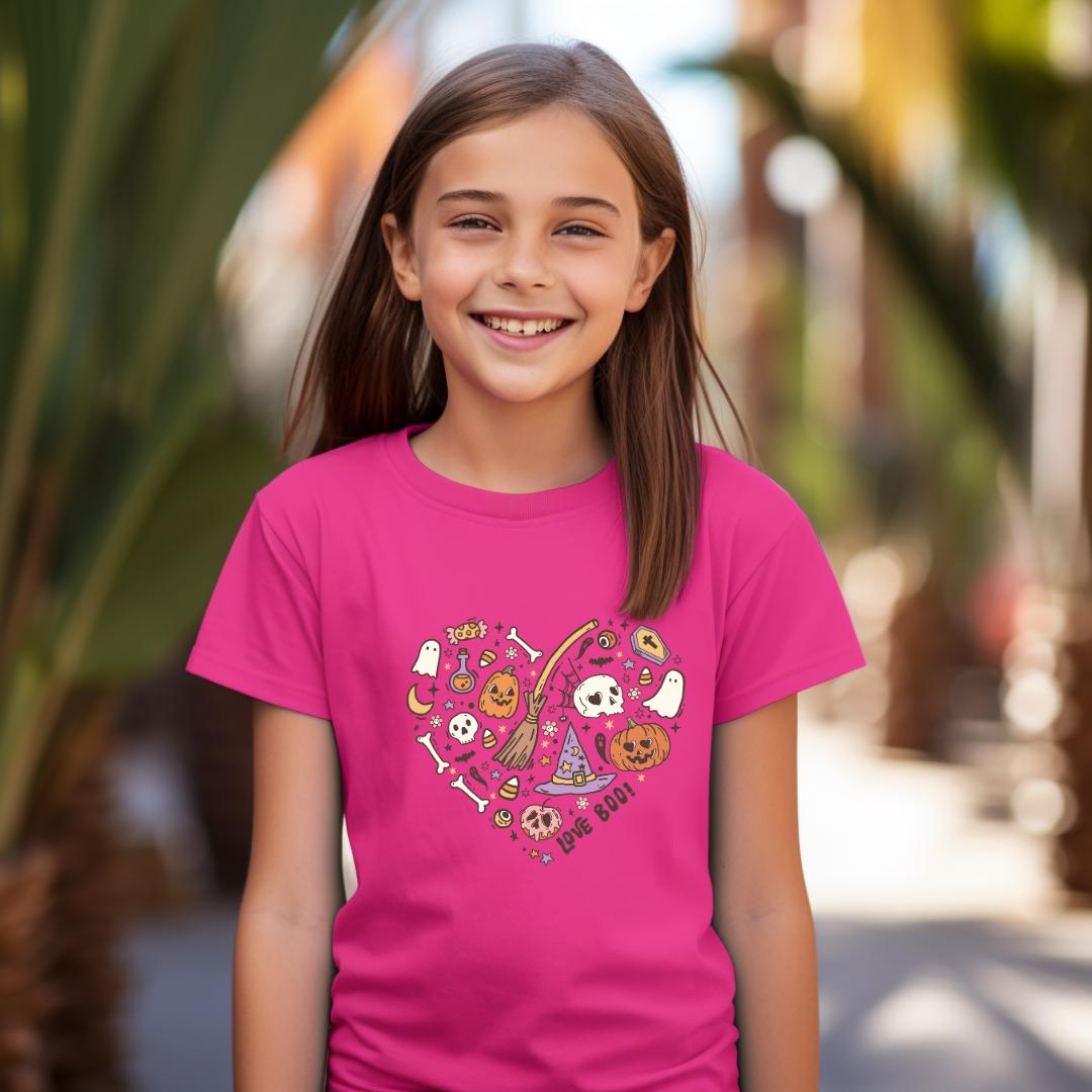 Kids Halloween Shirt, Trendy custom t shirt, Girls/Boy shirt, Birthday Gift, holiday Gift, Unisex T shirts, DTF images