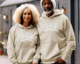 Embroidery Design Hoodie, Personalized Hoodie, Gift, Unisex Hoodie, Beige Hoodie,Christmas Hoodie, Design Hoodie,Soft Embroidery,Embroidered