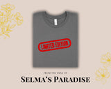 Limited Edition Embroidery, Custom Embroidered T-Shirt, Personalized Embroidery Design Trendy T-Shirt, Aesthetic Summer Clothes,TShirtDesign