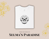 Personalized Butterfly T-Shirt: Celestial Moon Design