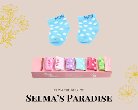 Newborn Cotton Baby Socks: Multi-Color, Anti-Slip, 0-6 Months