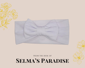 Baby Bowknot Headband: Soft Cotton-Spandex Blend