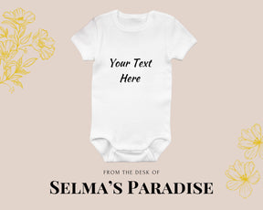 Custom Baby Onesie: Personalized Design, Soft Cotton Bodysuit