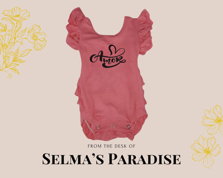 Personalized Spanish "Te Amo" Baby Girl Onesie: Custom Shower Gift
