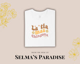 La Tia Mas Chingona , Personalized Stylish Spanish T-Shirt, Custom Unisex Short Sleeve Tee, Gift