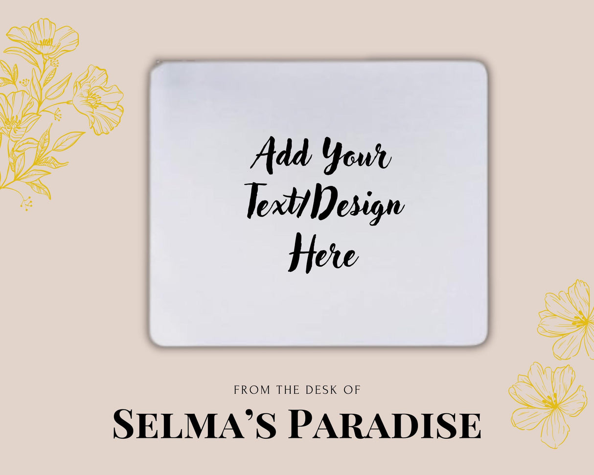 Customizable Sublimation Mouse Pad: Personalized Text & Photo