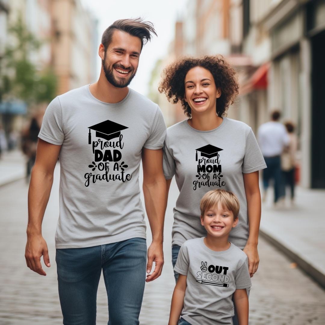 Personalized Graduation Shirt: Family Matching Graphic Tee