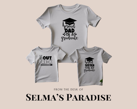 Personalized Graduation Shirt: Family Matching Graphic Tee