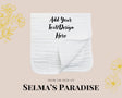 Cotton Burp Cloth, Custom Baby, Unisex, Personalized, Custom for Baby, Last Name or First Name, Baby Announcement, Trendy Burp Cloth