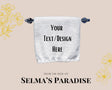 Personalized White Hand Towel: Custom Cotton Salon Towel