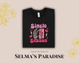 Personalized Valentine T-Shirt: Single Season Design, Unisex Cotton Blend Tee