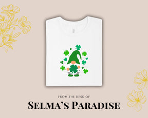 Personalized St. Patrick's Day Shirt: Lucky Gnome Graphic Tee