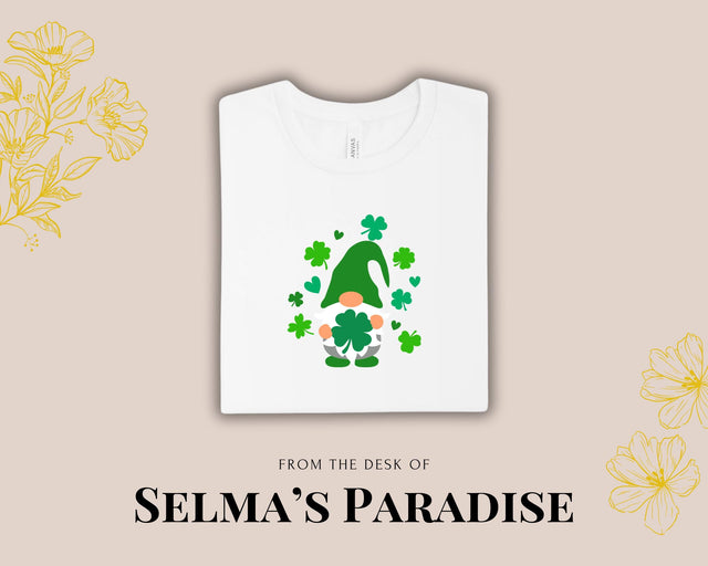 Personalized St. Patrick's Day Shirt: Lucky Gnome Graphic Tee