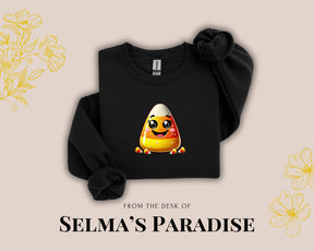 Boo Sweatshirt: Halloween Candy Corn Graphic Pullover