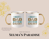 Personalized in the Galaxy, Space Themed Ceramic, Coffee Cup, Father's Day Gift, Custom Dad Gift, Funny Mug, 11 oz