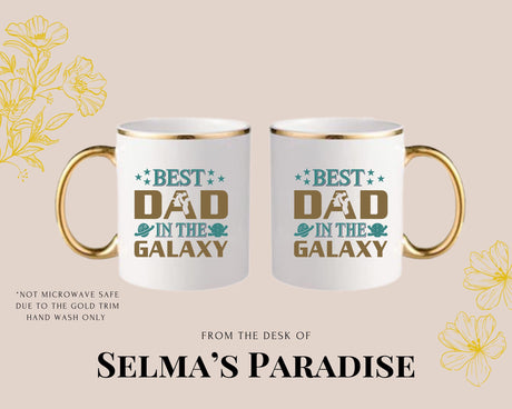 Personalized in the Galaxy, Space Themed Ceramic, Coffee Cup, Father's Day Gift, Custom Dad Gift, Funny Mug, 11 oz