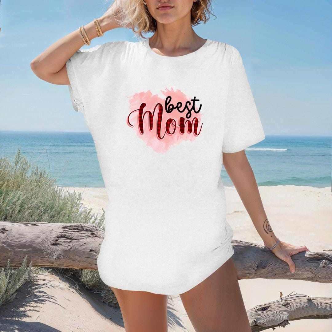 Mom Personalized Family Tee, Custom Unisex Short Sleeve Day Gift, Graphic Printed T-Shirt