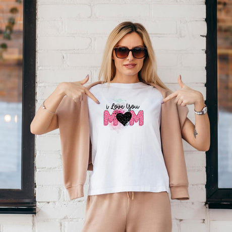 I love you Mom,PersonalizedShirt,CustomUnisex T-shirstforMommys, Grandma,Nana,Custom Family Shirt,Mothers Day Gift,BirthdayGift