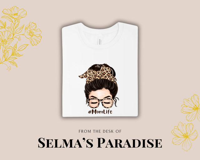 Mom and Mini Matching Shirt: Custom Graphic Printed Cotton Tee