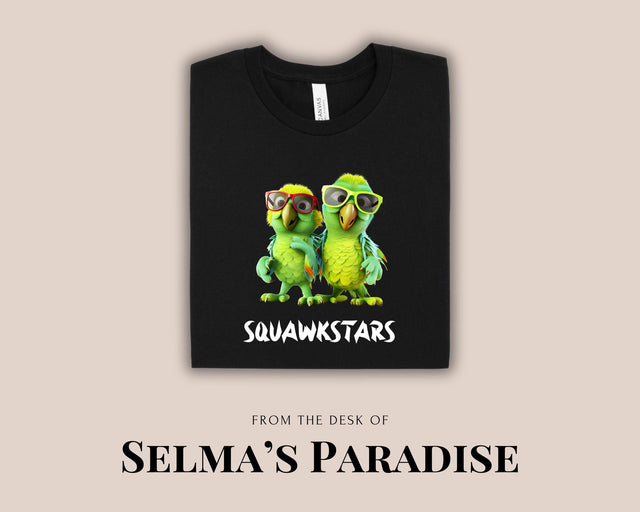 Kids Parrots Shirt, Trendy custom t shirt, Girls/Boy shirt, Birthday Gift, holiday Gift, Fury Friend Design, Unisex T shirts, DTF images