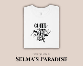 Kids Valentine Shirt: 'Cuter Than Cupid' Graphic Tee