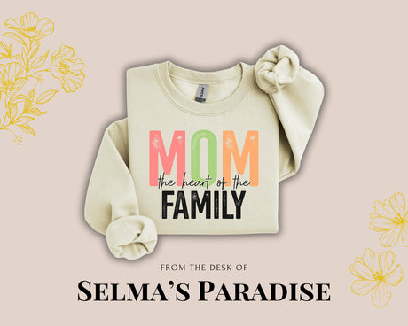 MamaTrendy Personalized Sweatshirt, Custom Crew-neck, Your Text Design, For Her, Unisex Sweatshirt, Mother Day Gift Idea, Any Occasion