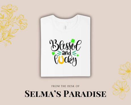 St. Patrick's Day Shirt: Blessed & Lucky Custom Tee