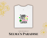 Little Miss Lucky Charm Shirt: St. Patrick's Day Kids T-Shirt