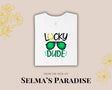 Lucky Dude St. Patrick's Day Shirt: Personalized Cotton Unisex Tee