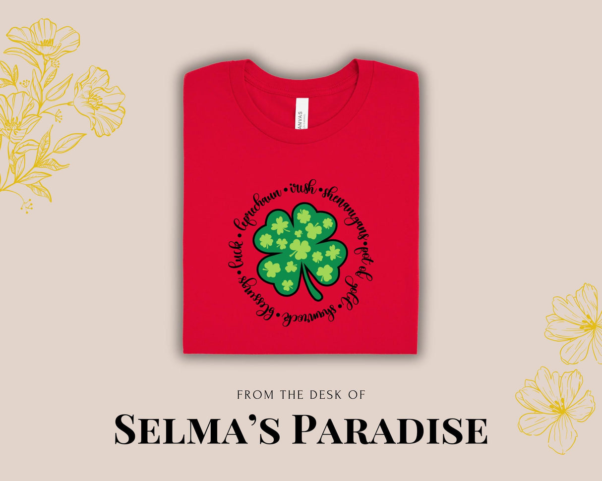 Customizable St. Patrick’s Day T-Shirt - Make Your Own Graphic Printed Unisex Short Sleeve