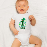 Personalized St. Patrick's Day Baby Onesie: Lucky Clover Bodysuit