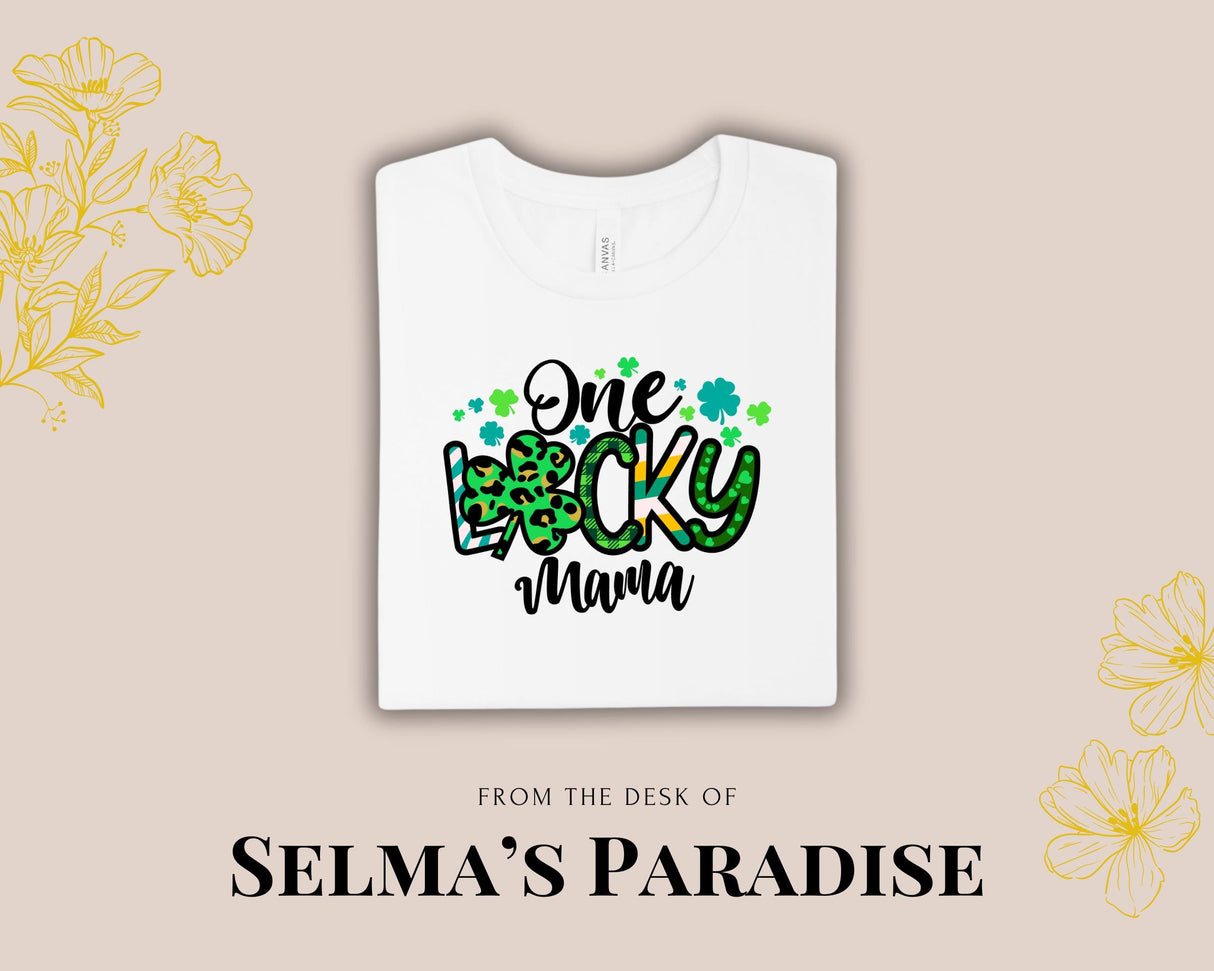 One Lucky Mama St. Patrick's Day Shirt: Personalized Graphic Tee