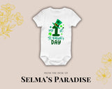 St. Patrick Design Custom Baby Onesie, Unisex Onesie, Personalized Onesie, Baby Gift Onesie, Holiday Onesie, Trendy Onesie, Stylish Onesie