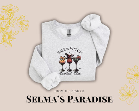 Pumpkin Design Halloween Sweatshirt Unisex Fall Long Sleeve Witchy Wine Graphic Cozy Top