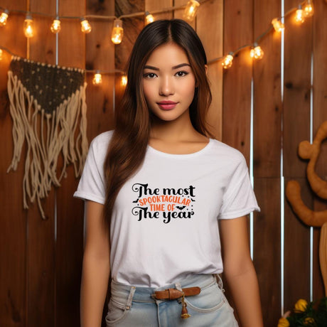 The Spooky Time Custom Personalized Shirt, Custom Unisex Tshirst for him and her, Make your Own Tshirt, Personalized Gift, Holiday Tshirt