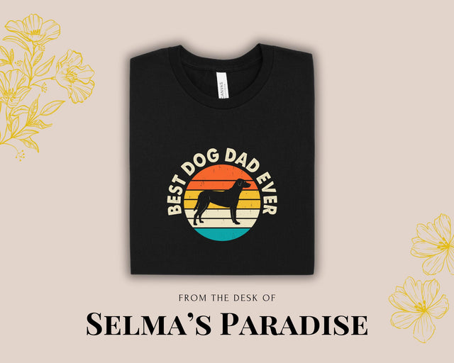 Trendy Father T-shirt, Stylish Dad Design, Father Day Gift, Birthday Gift, Shirt for him, Design,Gift Idea, Soft Shirt, Best Dog Dad Design